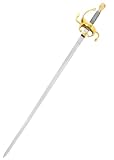 Battle-Merchant Rapier Replik aus dem 17. Jahrhundert aus Stahl handgeschmiedet - Mittelalter - echt...