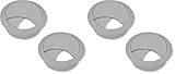 cyclingcolors 2X Kabeldurchführung 58mm Möbel Büro Kabeldurchlass Kabelführung Kabelauslass...