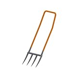 TERRADIX Broadfork 4x250 Doubleshaft - optimal zum Tiefenlockern und Aerifizieren - Grabegabel...