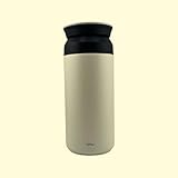 Generisch onu Kaffeebecher aus Edelstahl in beige 350ml. Japanischer Stil, elegant. Für Heiß- und...