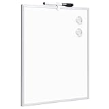 Amazon Basics Magnetisches Whiteboard, Aluminiumrahmen, trocken abwischbar, 27,9 cm x 35,6 cm, Weiß