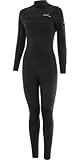 Nyord 2025 Frauen Solu Yulex 3/2mm Brustreißverschluss Neoprenanzug SOLW32001 - Black