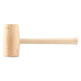 Holzhammer Rund, Schreiner Klüpfel 290 mm lang, Holzklüpfel Rund, Schreinerhammer,...
