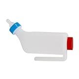 500/800ml/1000ml Schafmilchflasche mit Griff Lamm Stillflasche Ziege Futterspender für Kleintiere...