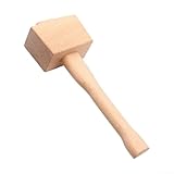 Holzhammer Mehrzweckhammer für Tischler Holzhammer zum Klopfen von DIY-Lederwerkzeugen (1 Stück)