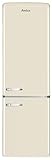 Amica KGCR 387 100 B Retro Kühl-/Gefrierkombination / Coffee Cream (Beige) / 181cm (H) x 55cm (B) x...