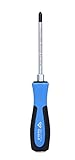 BRILLIANT TOOLS BT031024 Schraubendreher Kreuzschlitz mit Schlagkappe, PH2 x 100 mm [Powered by KS...