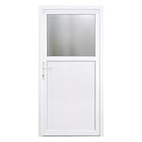 HORI® Haustür Kellertür Kunststoff Nebeneingangstür Komplettset Hauseingangstür, vielseitig...