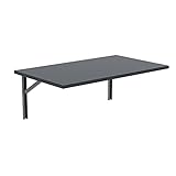 AKKE Wandklapptisch für Küche Zimmer Wohnzimmer Kinderzimmer 50 cm x 50 cm, Wandtisch klappbar,...