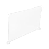 WEKADRIN Transparente Tisch-trennwand Mit Stabilem Standfuß Selbststehender Hygieneschutz...