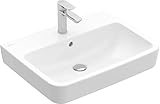 Villeroy & Boch O.Novo Waschbecken mit Überlauf und Hahnloch 55x46x17,5 cm Weiß