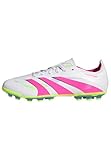 adidas Unisex Predator League AG Fußballschuh Cloud White/Lucid Pink/Lucid Lemon 38