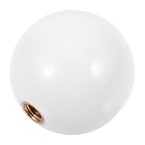 GANAZONO Weißer Kunststoff Joystick Kugelkopf Langlebig Robust Präzise Steuerung Arcade Kit...