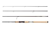 Abu Garcia Tormentor2 Reise-Spinnrute, leichte Angelrute mit 24T Carbon Blank, Korkgriff, kompaktes...
