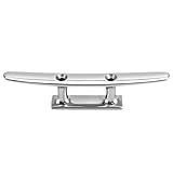 QWORK® 150mm Klampe aus Edelstahl 316, Flach mit 2-Loch, Extrem Rostfrei, Salzwasser- &...