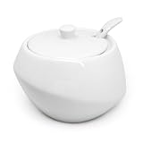 NERTHUS FIH 557 Zuckerdose aus Porzellan, Bunt, Weiß