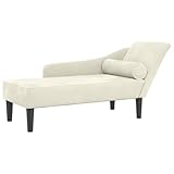 vidaXL Chaiselongue, Indoor Lounge Sofa mit Kissen, Gepolsterte Recamiere für Wohnzimmer...