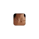 LOLIAS Silber Perlen Kette Damen Frauen Halskette Silberkette Perlenkette Choker Kette Silber...