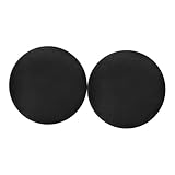 BESPORTBLE 2 Stück Runder Hockerbezug Schwarz Elastisch Waschbar Stuhlschutz Sitzbezug für...