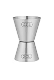 barmate Jigger Messbecher, Barmaß aus Edelstahl mit max. 40/20ml Kapazität, hochwertiges Cocktail...