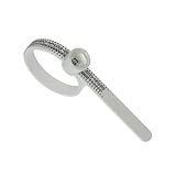 VONJACOB Ringmaßband/Ringgrößenmesser - mit einfacher Anleitung - Ringgröße bestimmen für...