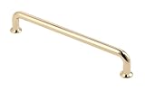 GTV - Möbelgriff NORD | Griff Griffe Möbelgriffe | Lange 21,2 cm| Bohrlochabstand 19,2 cm |ZnAl...