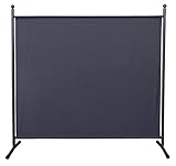 QUICK STAR Paravent 180 x 178 cm Stoff Raumteiler Groß Garten Stellwand Trennwand Balkon...