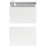 Herlitz Briefumschlag C6, weiß, haftklebend ohne Fenster, 100 Stück mit Innendruck, eingeschweißt...