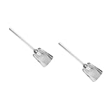 UKCOCO 2 Stück Multi Functional Kohlen und Ascheschaufel mit Langem Griff Robuste Schaufel für...