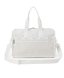 LeSportsac Deluxe Medium Weekender Bag (Meringue), Meringue Solid