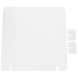 WRITWAA Trennwand aus Bruchfestem PVC 40x40cm Spritzschutz Sichtschutzwand für Schreibtisch...