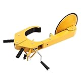 Radschloss Autokralle Radkralle Parkkralle Reifenkralle für Autos Lkw SUVs Camper Boote Gelb