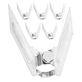 HOODANCOS 6 Stück 6 Stück Edelstahl Fleischgabel für Backofen und Grill Drehbare Grillgabeln für...