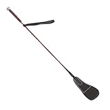 SUNGOOYUE Reitpeitsche, 68 cm, rutschfeste Gummi-Handgelenkschlaufe, PC-Faser-Pferdepeitsche mit...