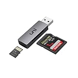 uni USB 3.0 SD/Micro SD Kartenleser, USB SD/TF-Speicherkartenleser, Externe Kartenlesegeräte, für...