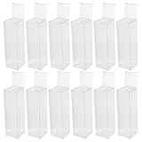 ORFOFE 20 Stück Klare Faltbare Kunststoff-displaybox für Vinyl Figuren und Modepuppen Robuste...