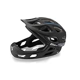 XLC All Mountain Full Face Helm BH-F05 - Ultimativer Schutz für Trails und Downhill, Schwarz, 52-56...