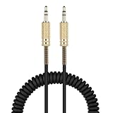 BUTIAO Marshall-Lautsprecherkabel, Ersatz-AUX-Verlängerungskabel, 3,5 mm, Spiralkabel für Marshall...