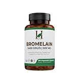 H&C Bromelain Veg. Kapseln 500 mg (2400 GDU/g) - 180 Kapseln aus Ananasextrakt