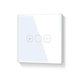 Liaonfoy WIFI Wlan Dimmschalter Unterputz Smart berühren Lichtschalter Glas Touch Screen...