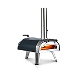 Ooni Karu 12G Multi-Brennstoff Pizzaofen – Tragbarer Outdoor Pizzaofen – Gas-/Holz-/Holzkohle...