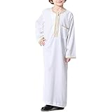 NAZARR Muslimische Kinderkleidung Für Jungen Aus Dem Nahen Osten, Reine Farbstickerei,...