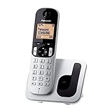 Panasonic KX-TGC210 DECT-Telefon Metallisch Anrufer-Identifikation