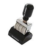 Pocoiau Manueller Datumsmarker Mit Drehmechanismus Gummistempel Liniendatum Drehbar Für Den Einsatz...