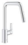 GROHE Start, Küchenarmatur 2 Strahlarten (Wasserhahn Küche, ausziehbare Brause, 360° schwenkbar,...