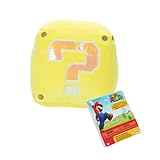 Nintendo Super Mario Fragezeichen Funktionsplüsch, 15 cm