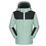 Wasserdichte Jacke für Damen und Herren, langärmelig, mit Kapuze, Taschen, Reißverschluss,...