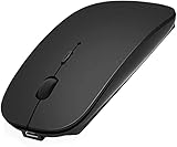 AE WISH ANEWISH Bluetooth Maus fur Mac/iPad/iPhone/PC/Computer, wiederaufladbar geräuschlos Mini...