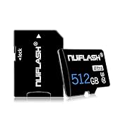 Micro-SD-Karte, 512 GB, SD-Speicherkarte, High Speed Class 10, TF-Karte, 512 GB, für Handy, Tablet...