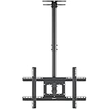 ONKRON TV Deckenhalterung für 32-80 Zoll Fernseher & Monitor bis 68 kg, Lange TV Halterung Decke...